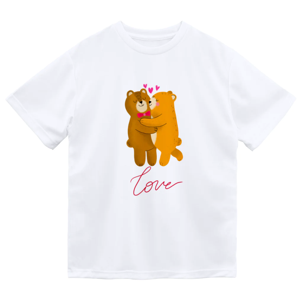 LoveAnimalのくまちゃん in LOVE Dry T-Shirt