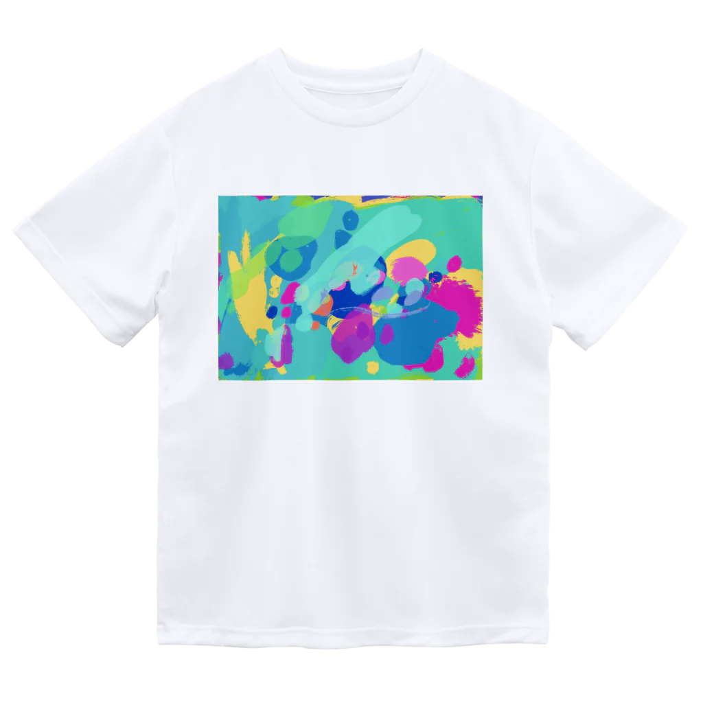 しあわせはおいしいよの夏フェス行きたい Dry T-Shirt