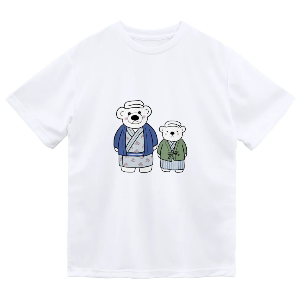 ひなたけ商店のCAPTAIN WHITE BEAR AND JUNIOR 浴衣Tシャツ Dry T-Shirt