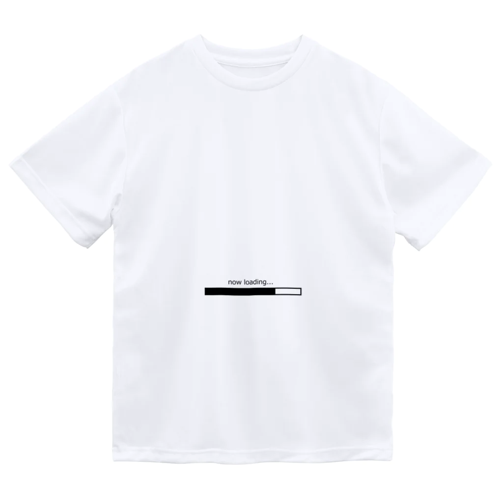 imoseのnow loading...(黒文字) ドライTシャツ