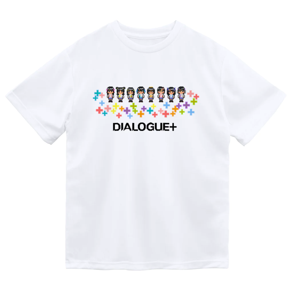 DIALOGUE＋のドットDIALOGUE＋ 箱推しドライTシャツ(白) ドライTシャツ