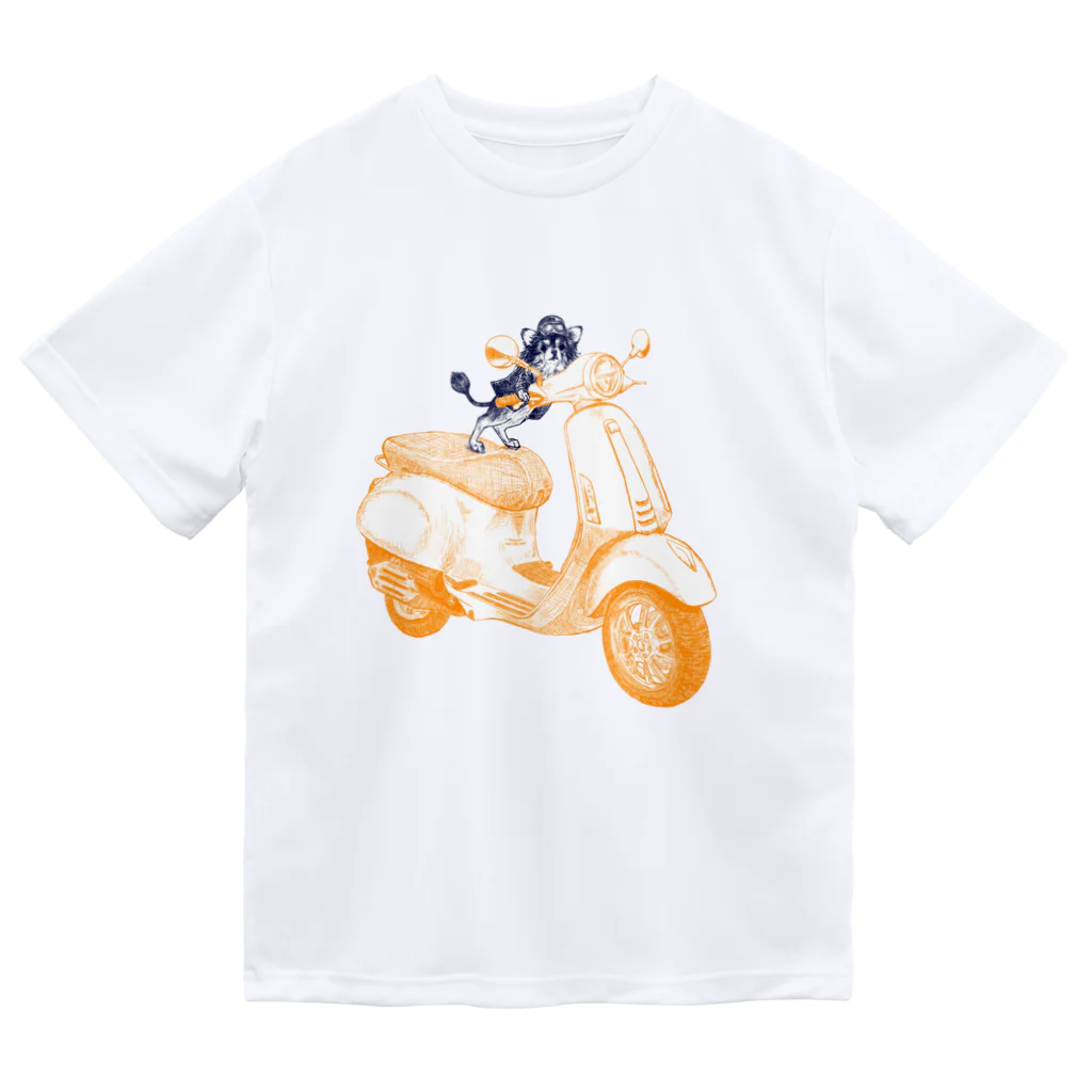 N谷スタジオのチワワのすっちゃんバイクに乗る Dry T-Shirt