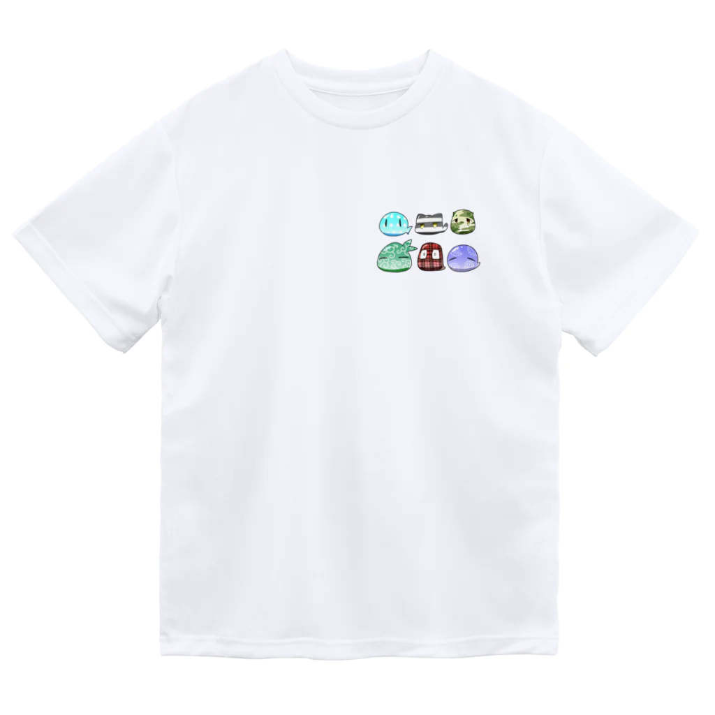 笛冬のガラスラ ドライTシャツ