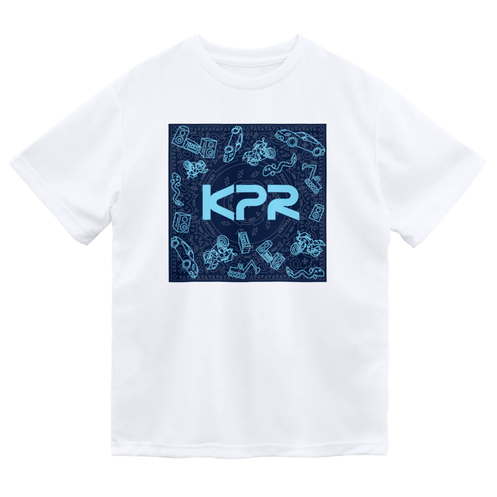 マチガレ(TRC,KPR,タックンモータースグッズショップ)のKPR 全部盛り(ブルー) Dry T-Shirt