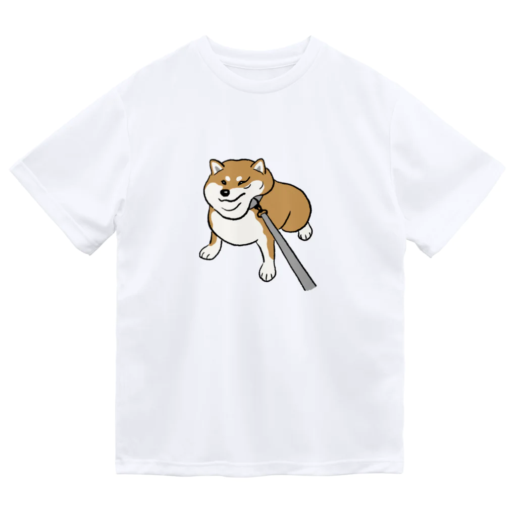 chippokeの帰りたくない柴犬 ドライTシャツ