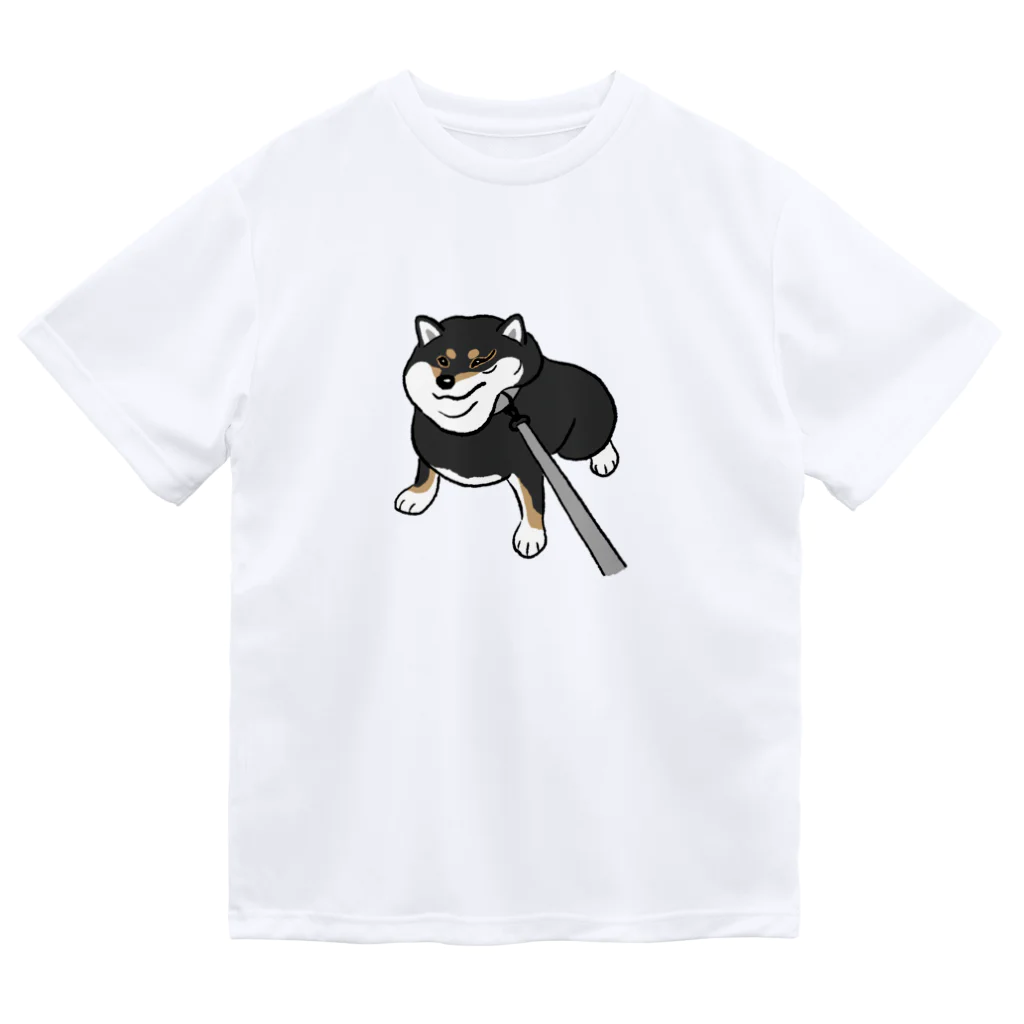 chippokeの帰りたくない黒柴 ドライTシャツ