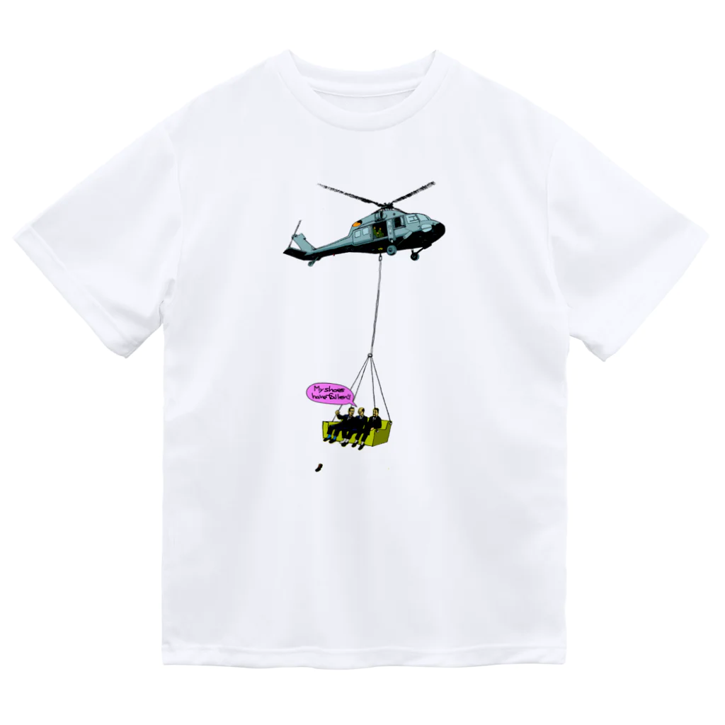 Little MachoのVIP送迎ヘリ Dry T-Shirt