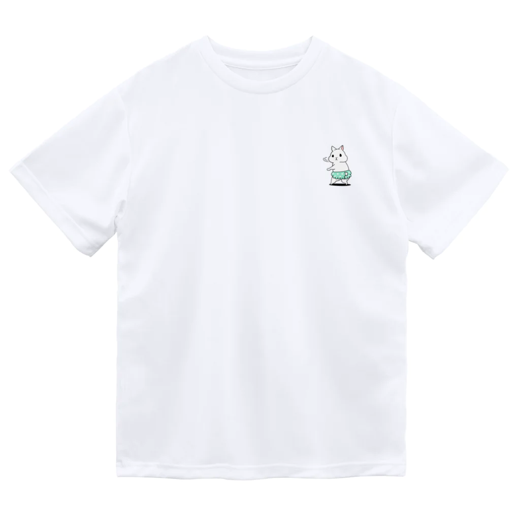 Miiiさんのバッ！ウッサ氏【ワンポイント】 ドライTシャツ