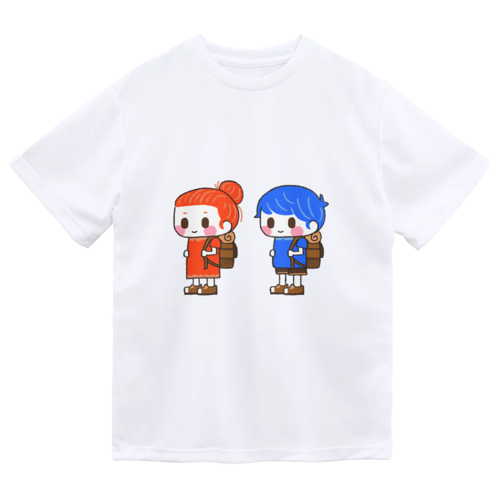 パンデばらんすのSHOPの旅する女の子＆男の子 ドライTシャツ