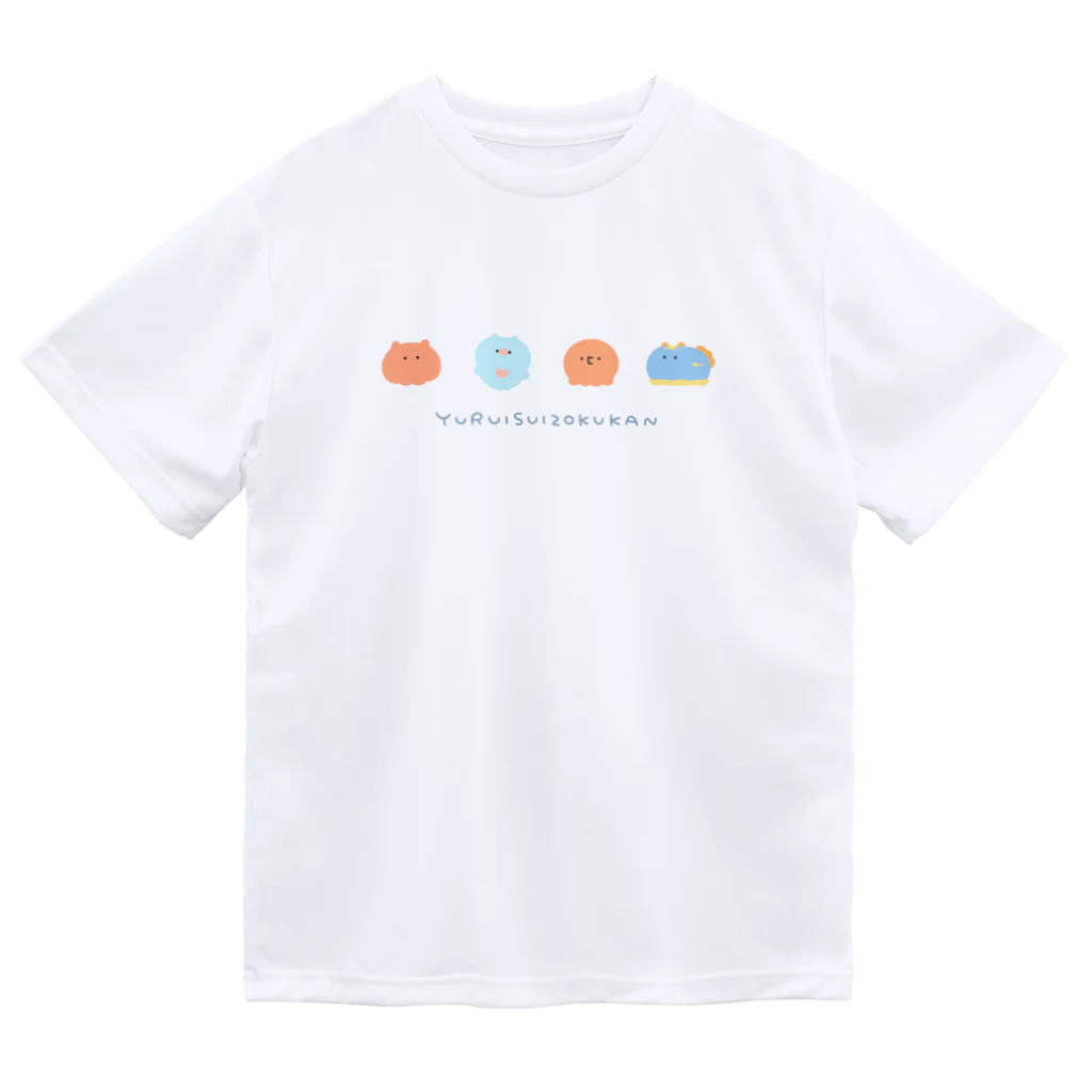 かやぬゆみのゆるいすいぞくかん（枠線なし） ドライTシャツ