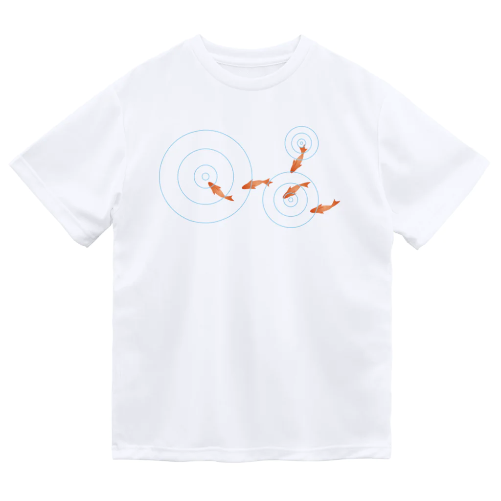 kasipomの泳ぐ金魚 Dry T-Shirt