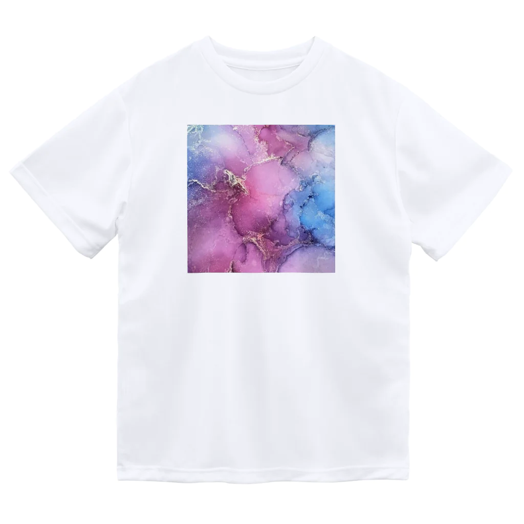 葉月あさこ(風椋)＠癒しの書【公式】のインクアート ワイン系 ドライTシャツ