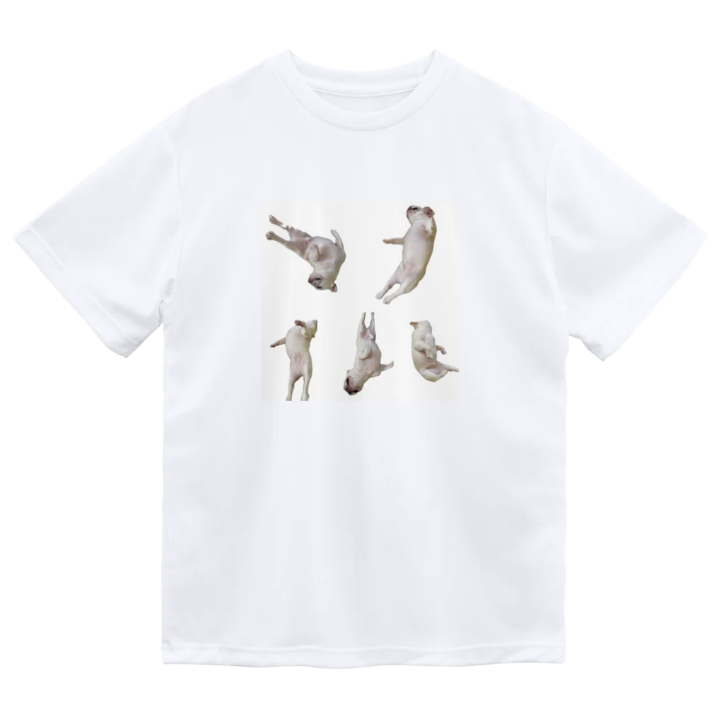 ロキの店の転がる犬 Dry T-Shirt