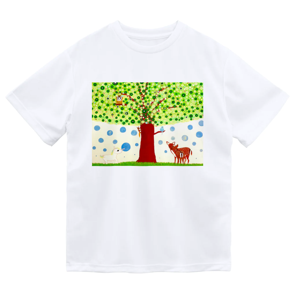 しえ*shopの希望の木　-壁紙用- Dry T-Shirt
