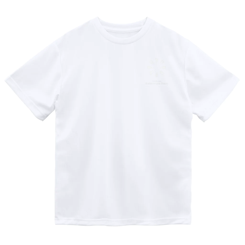 Nakamura_Farm_の2022夏　ロゴ白 ドライTシャツ