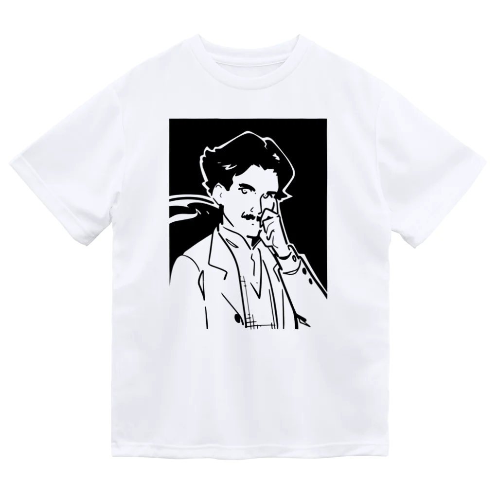 山形屋米店のニコラ・テスラ（Nikola Tesla） ドライTシャツ