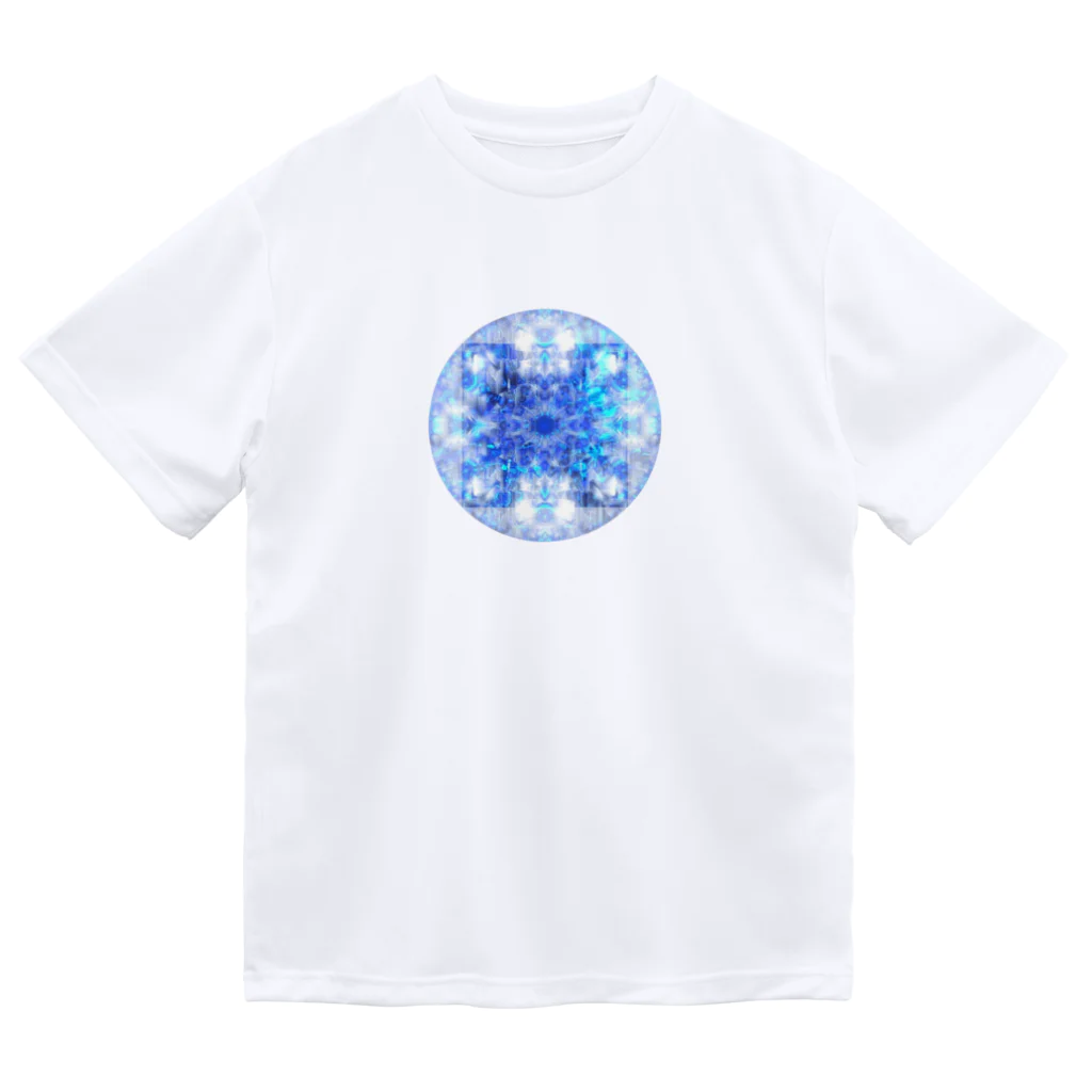 Cyan's graphicsのBlue graphics(circle) ドライTシャツ