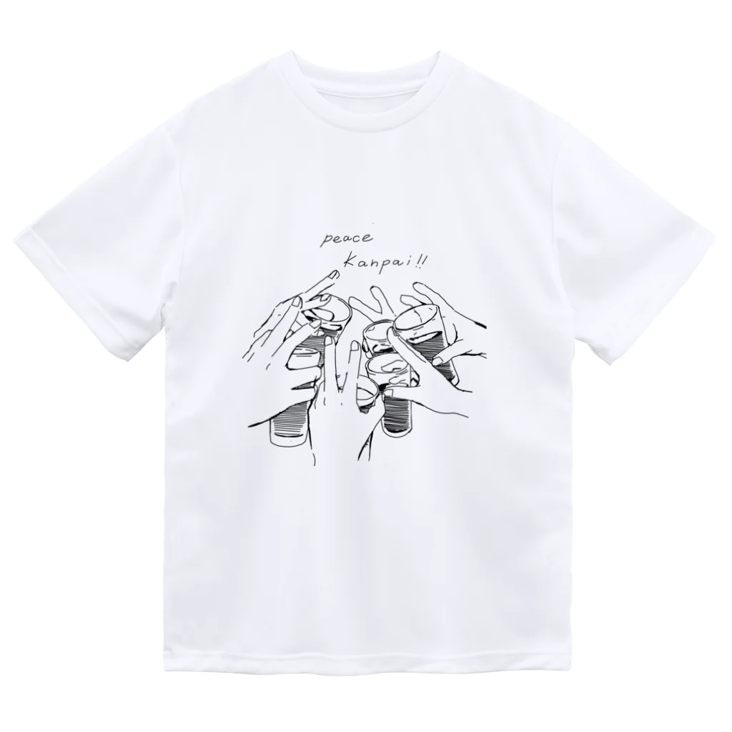 airistoreの出前館創業者花蜜幸伸さんのPEACEKANPAI！プロジェクト ドライTシャツ