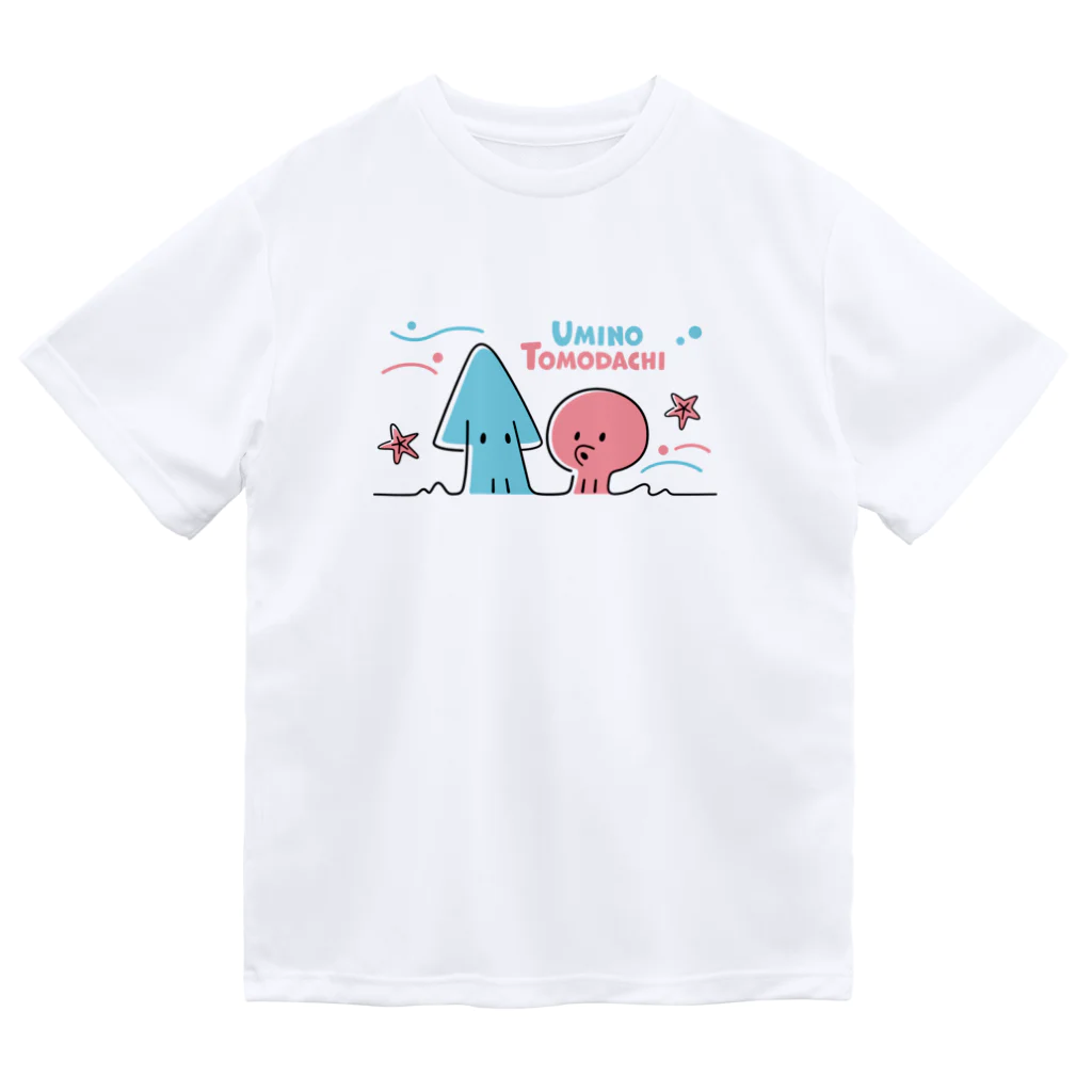 kocoon（コクーン）の海の友達（イカとタコ） ドライTシャツ