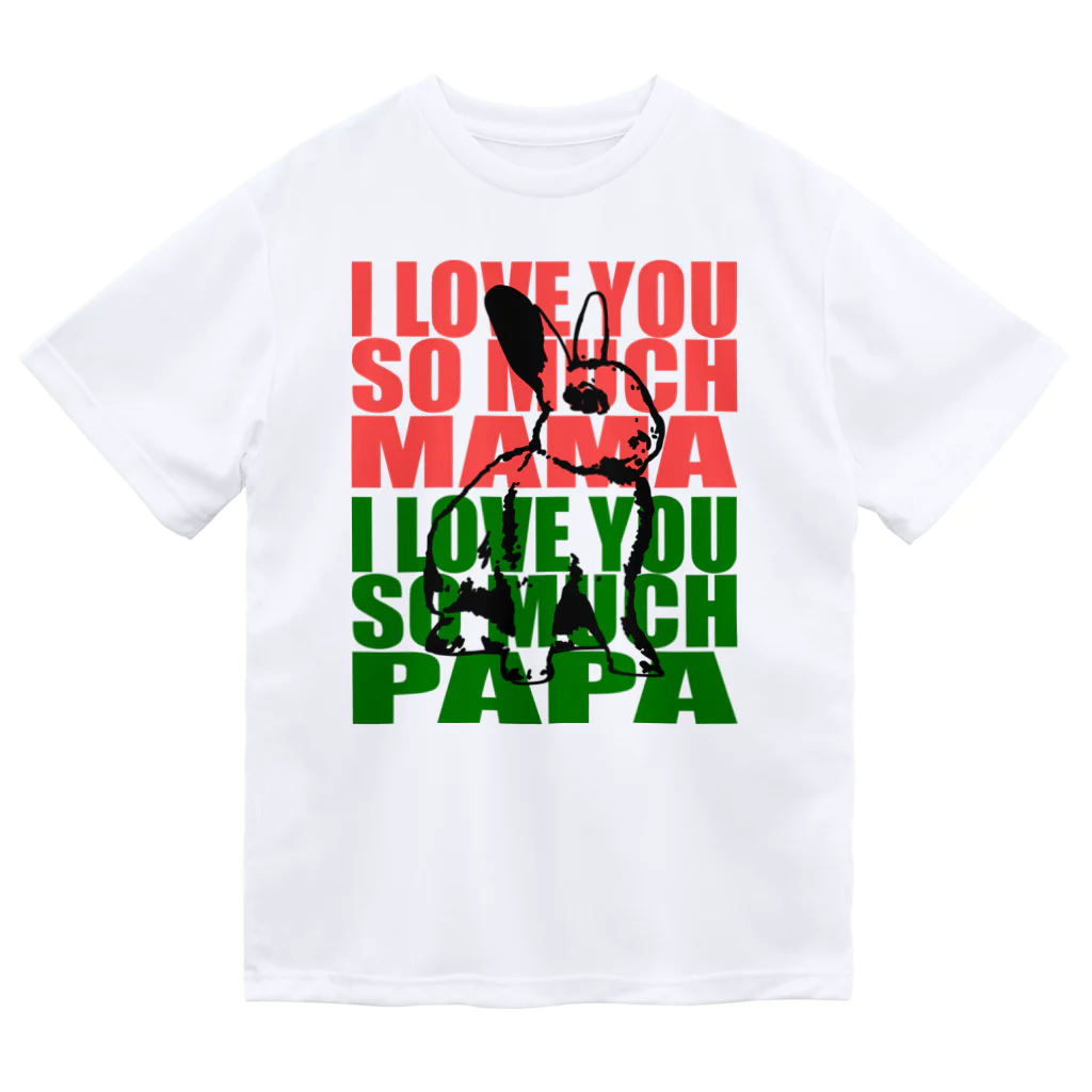 CHEEKY RABBITのCR004_CheekyRabbit_MAMA&PAPA ドライTシャツ