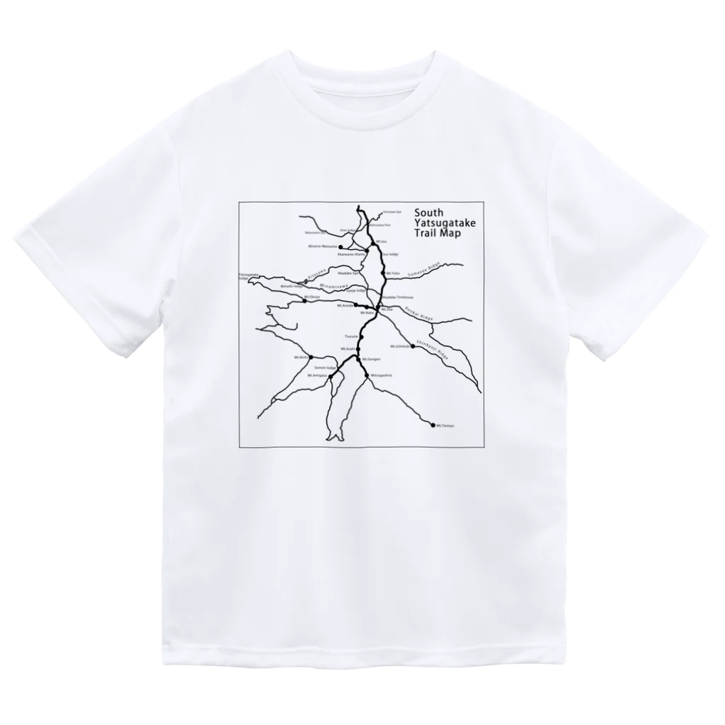 Sasame_Chiakiの南八ヶ岳【登山地図】 Dry T-Shirt