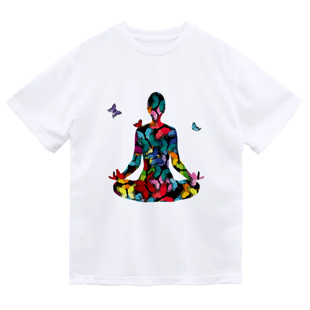 Spacy5 Official Onlineの蝶々　ヨギーニ ドライTシャツ