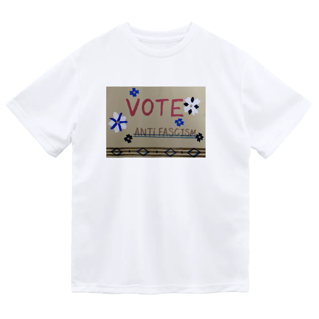 zimei-diary のVOTE AntiFA  ドライTシャツ