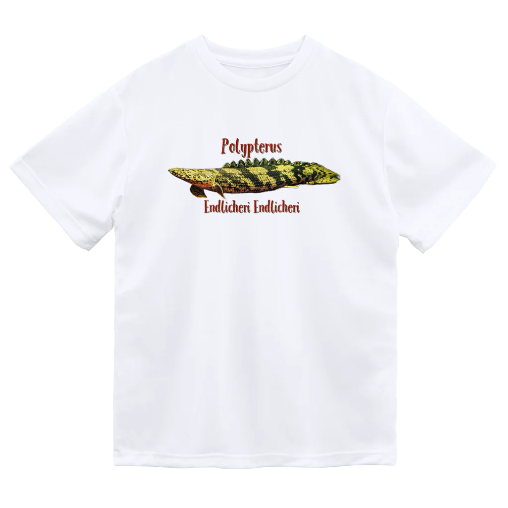 KazFishのポリプテルスエンドリケリー ドライTシャツ