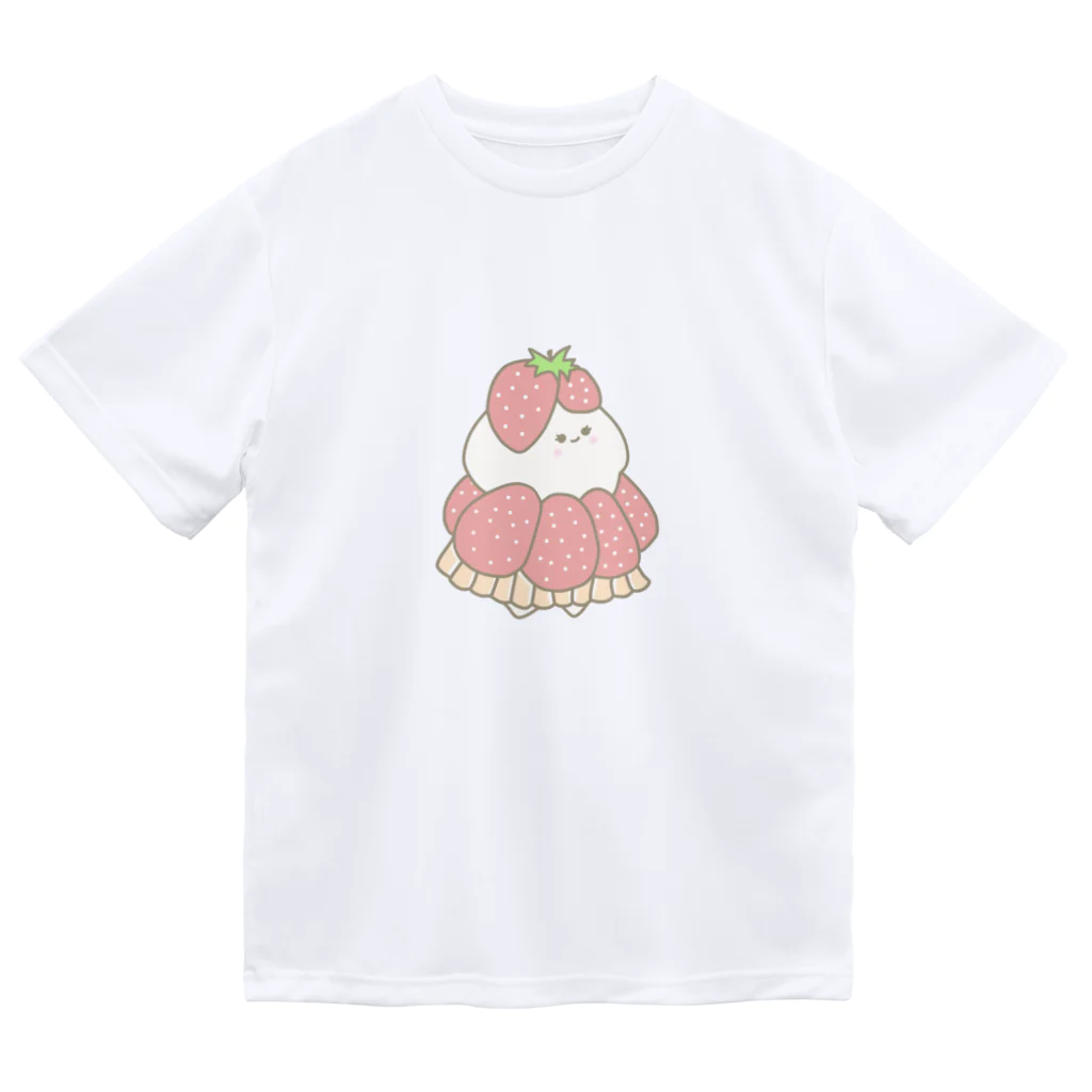 さきまるらんどのいちごタルトのタルトちゃん🍓 ドライTシャツ