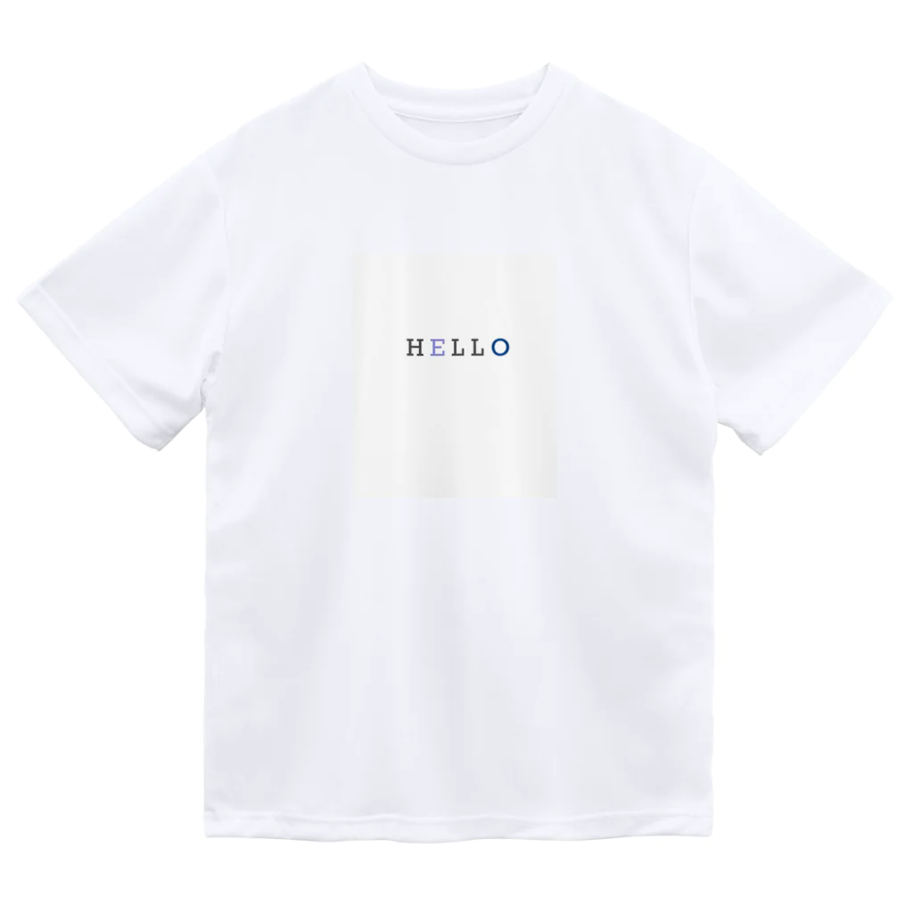 kocho-artのsimple HELLO ドライTシャツ