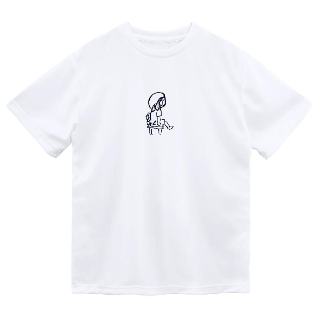 YUMEpulsの座ってるうめしくん Dry T-Shirt