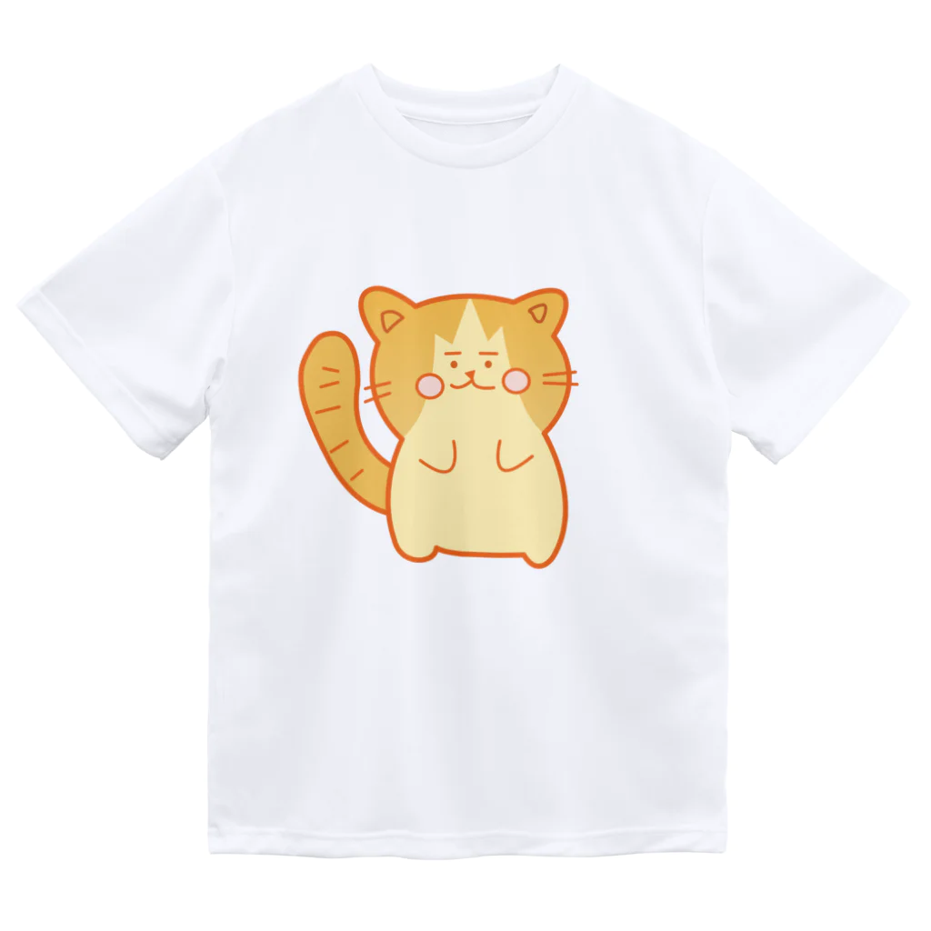 レフデザインのぽっちゃり猫のノアくん Dry T-Shirt