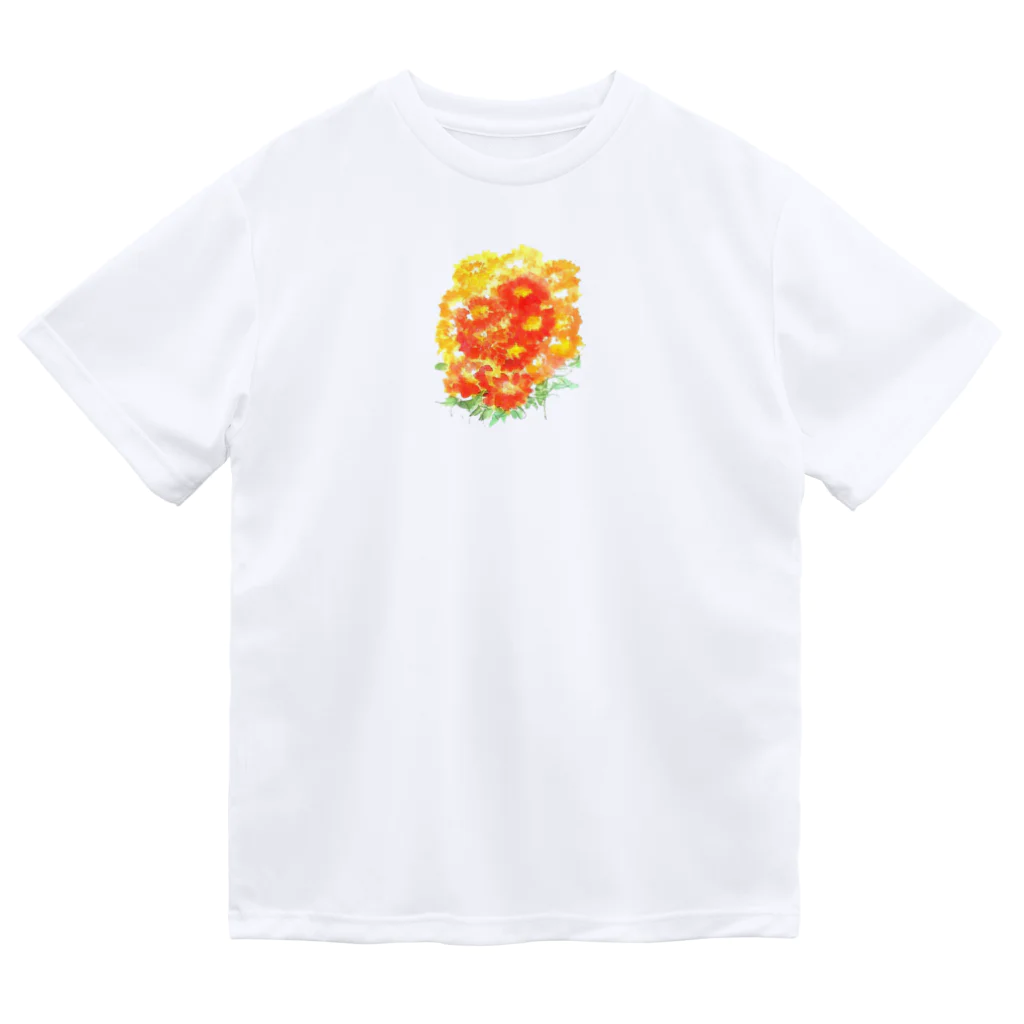 SUZURI.KEY-CHANの7月17日の誕生日花は「百日草」です！ Dry T-Shirt