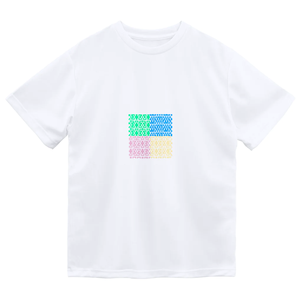 neboworksのなんか読み取れそうなシカク ドライTシャツ