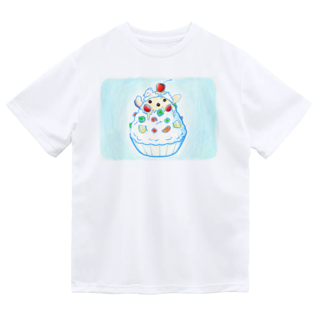 🌈キクチンのおみせやさん🌈のしろくま Dry T-Shirt