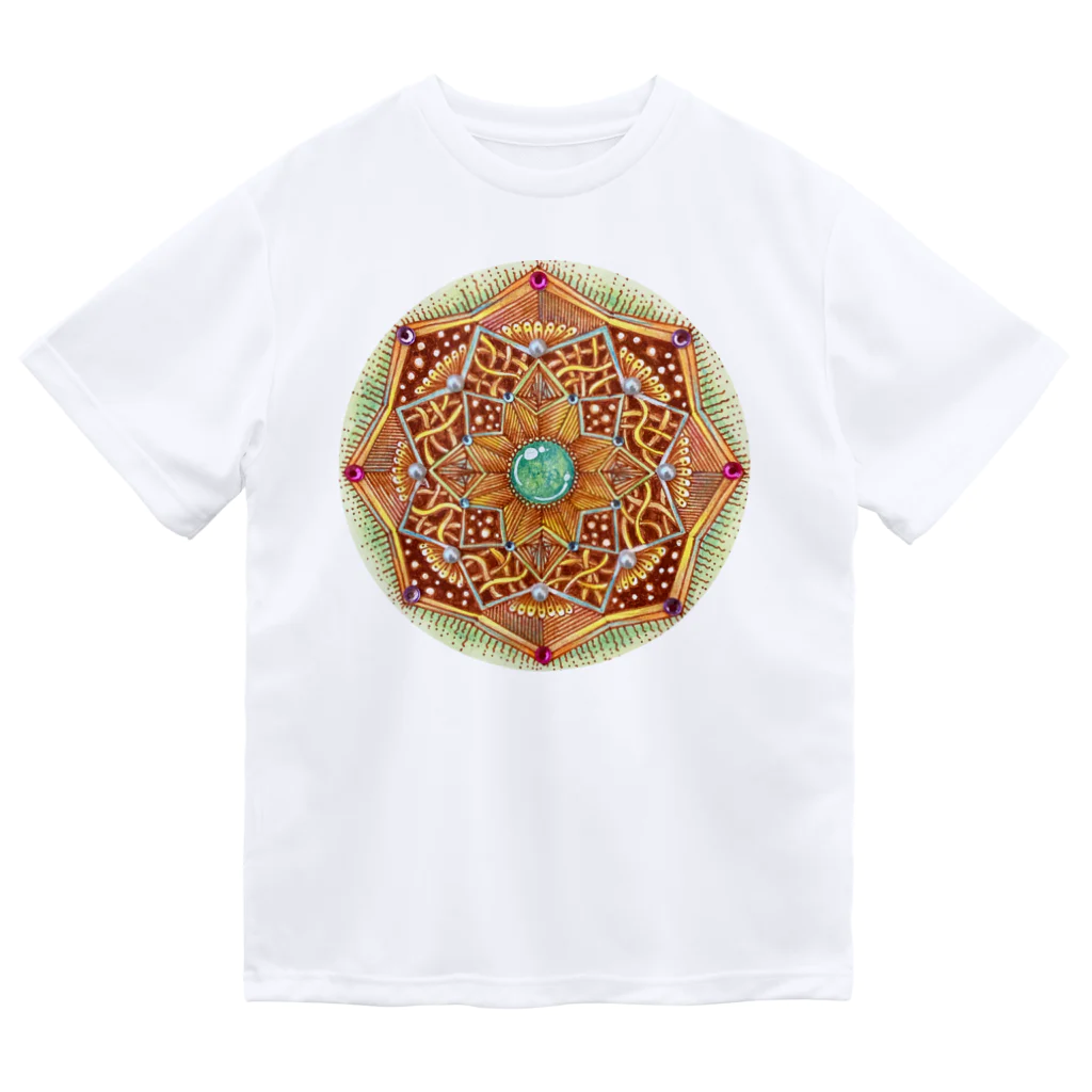 じぱんぐる-zipangle-のmandala-ゆめ Dry T-Shirt