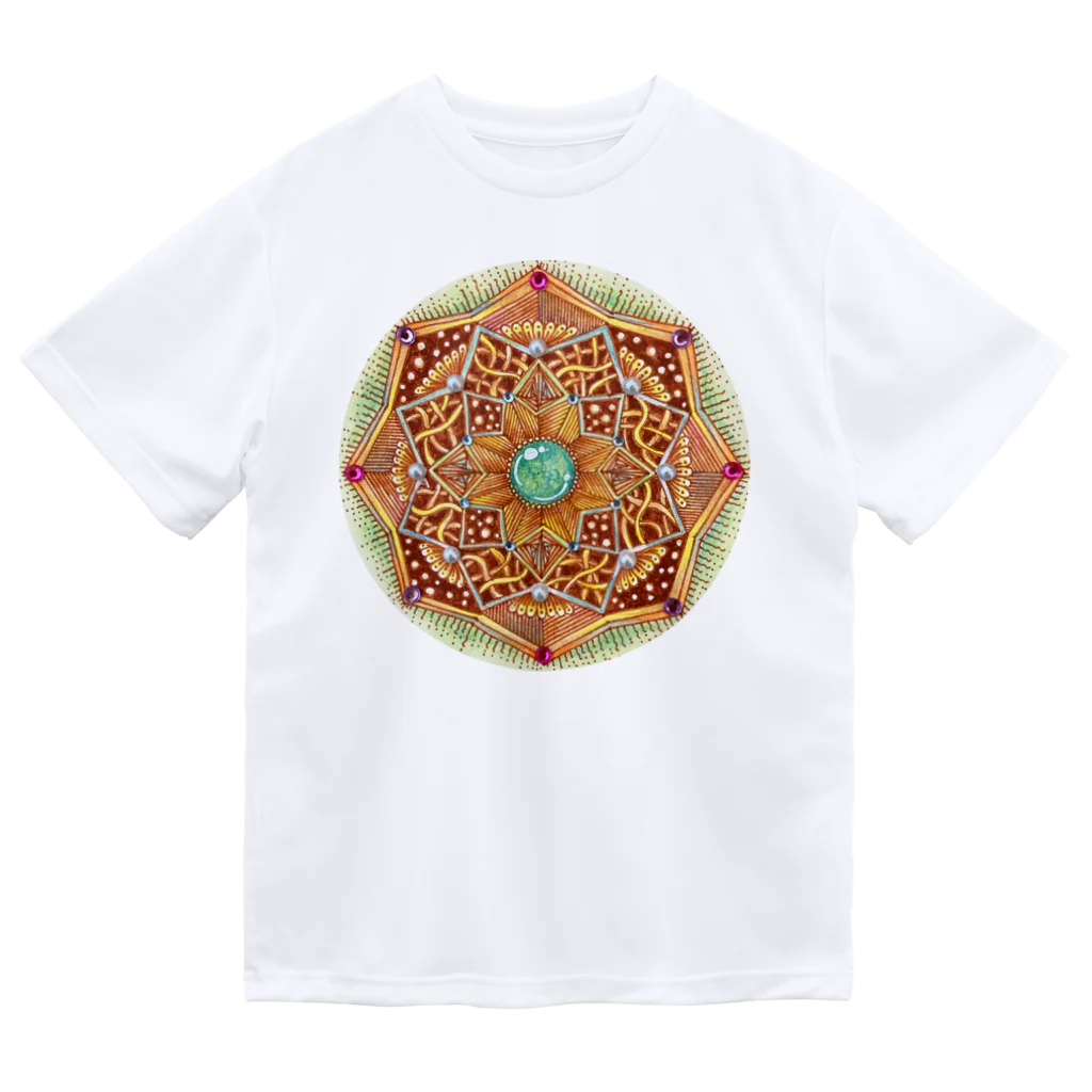 じぱんぐる-zipangle-のmandala-ゆめ ドライTシャツ