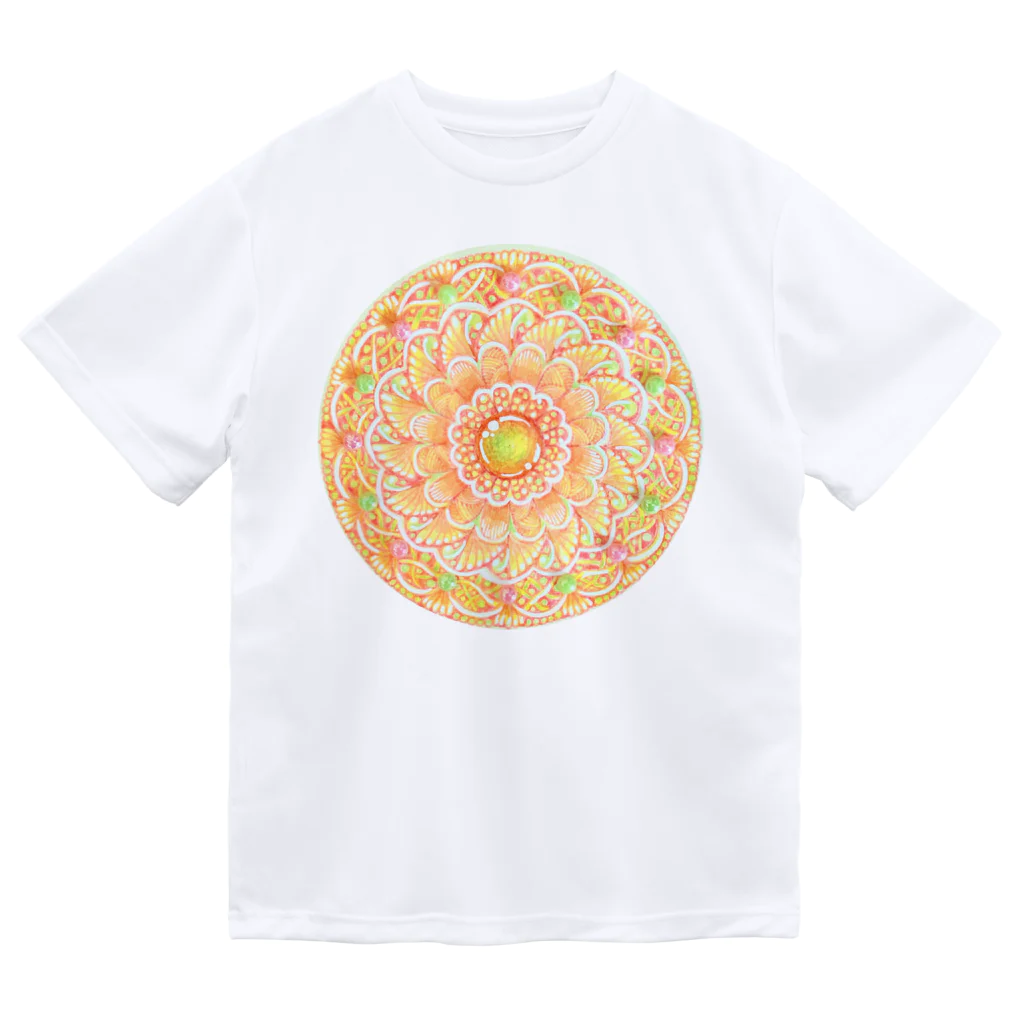 じぱんぐる-zipangle-のmandala-ふわり Dry T-Shirt