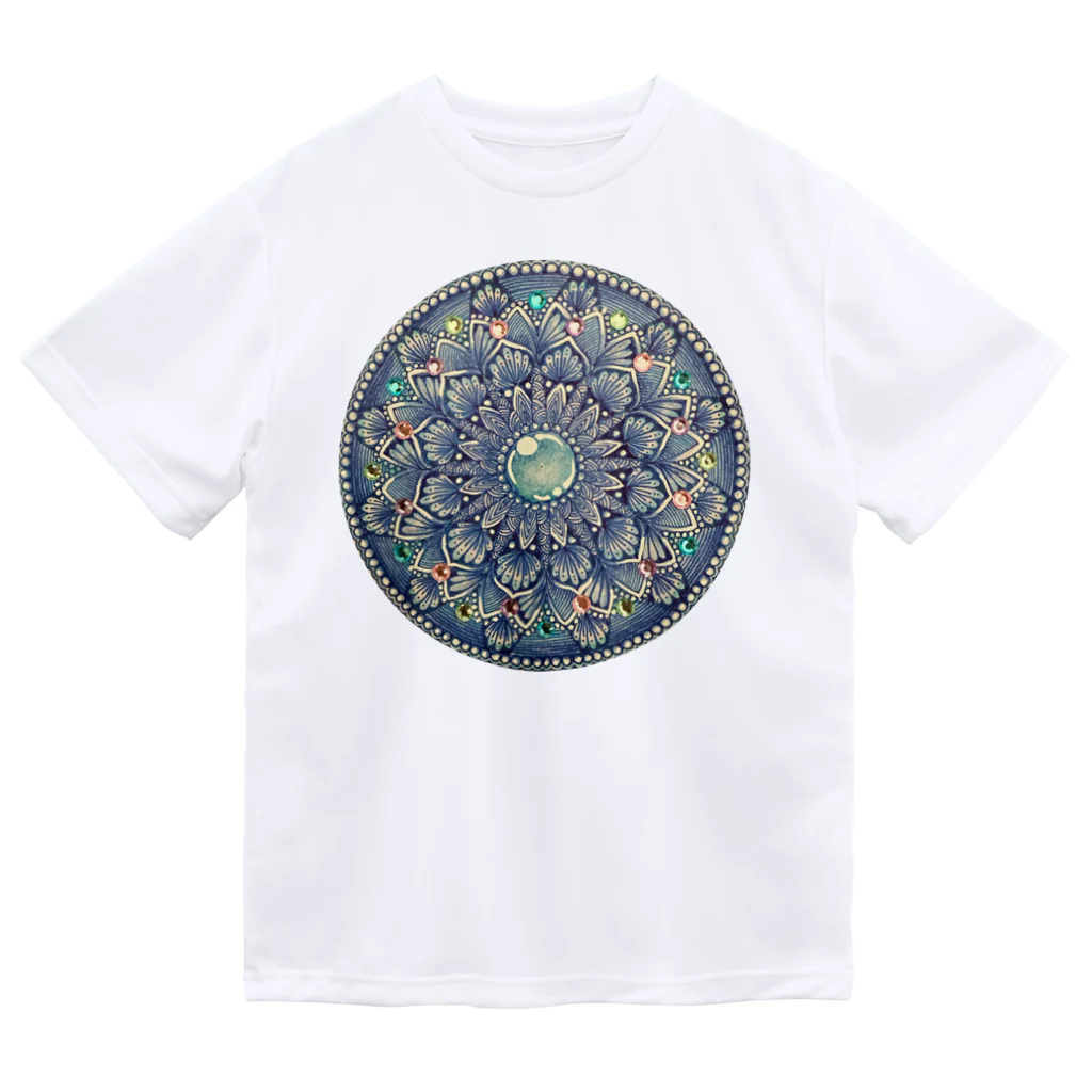 じぱんぐる-zipangle-のmandala-こおりのくに ドライTシャツ