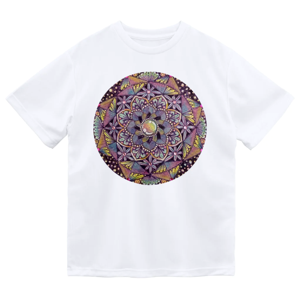 じぱんぐる-zipangle-のmandala-まほう ドライTシャツ