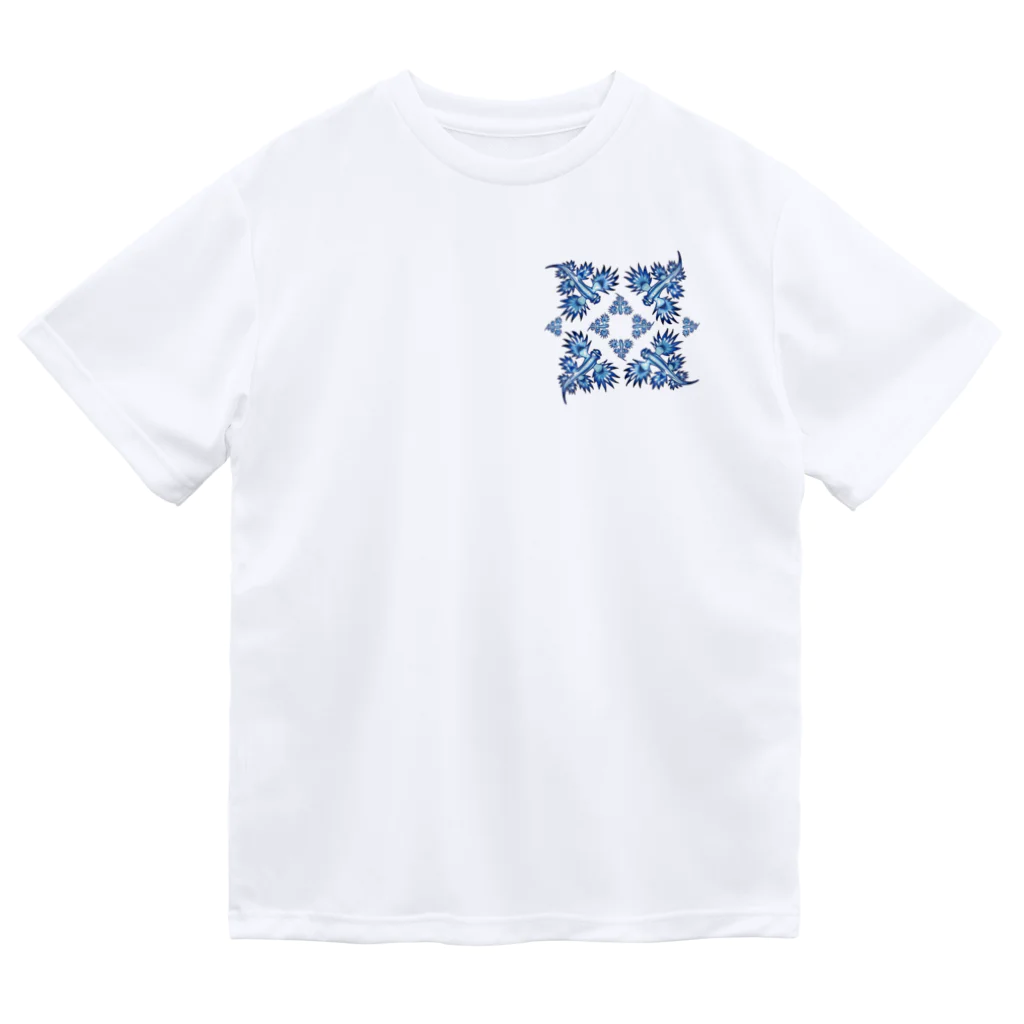 いそべもちのあおみのうみうし ドライTシャツ