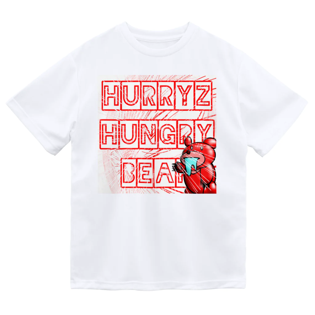 Hurryz HUNGRY BEARのHurryz HUNGRY BEARシリーズ ドライTシャツ