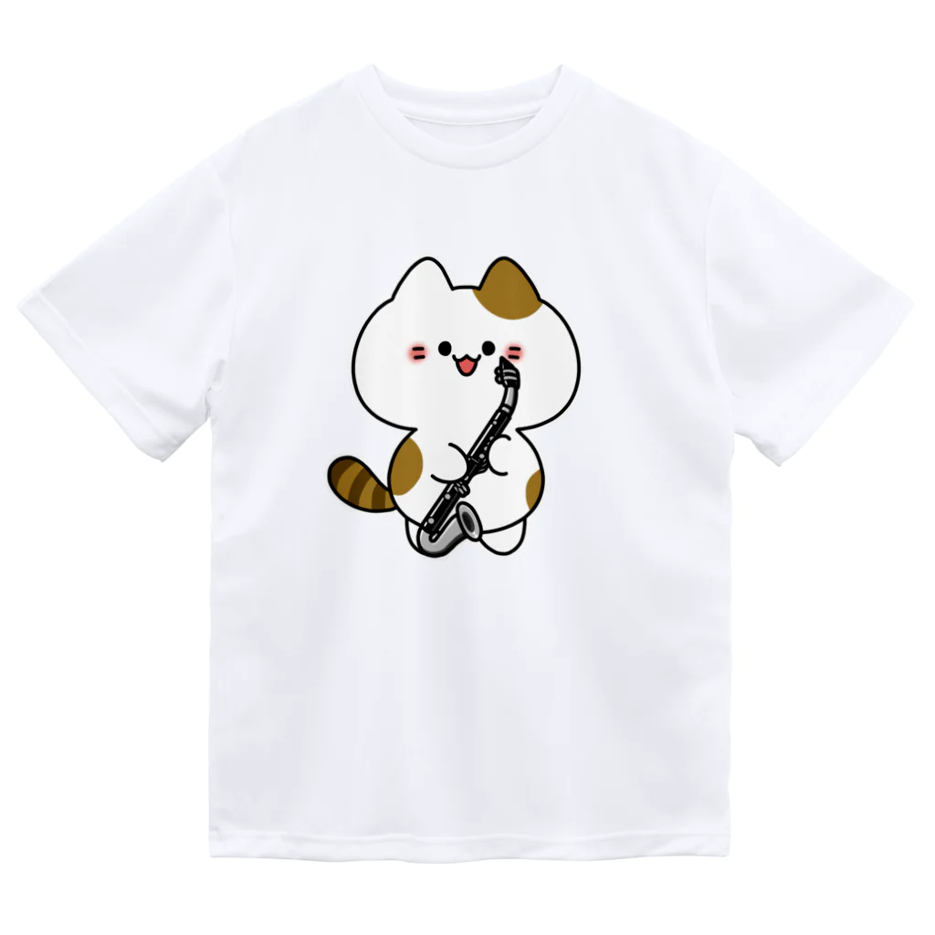  ふじねこ屋のアルトクラリネット ドライTシャツ