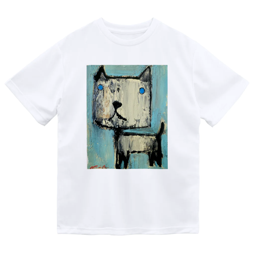 Tominaga Keishiのアニマルシリーズのイヌ君 Dry T-Shirt