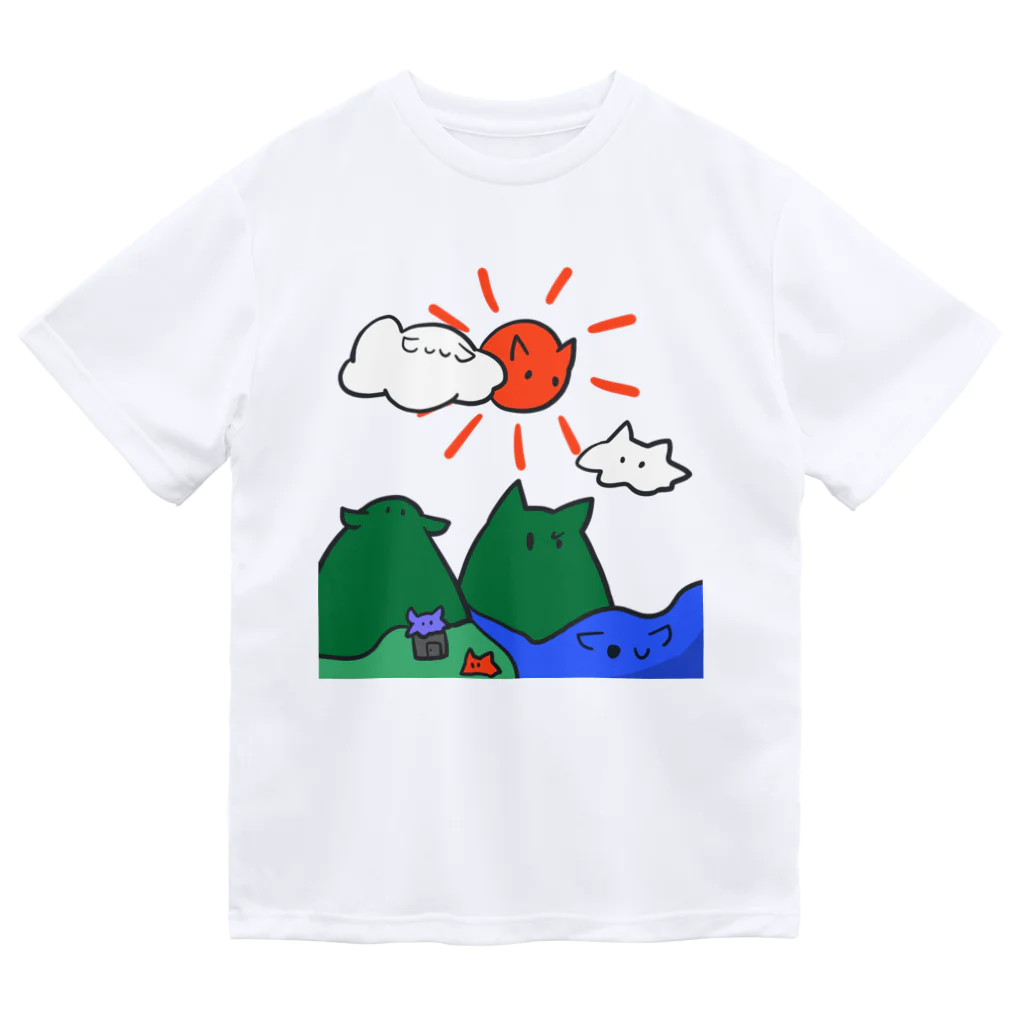 あすぃさん🐙めんだこげーみんぐの風景めんだこ Dry T-Shirt