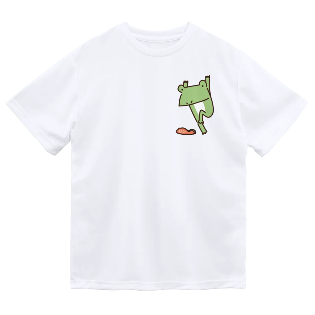 shirosukeのしゃけガエル ドライTシャツ