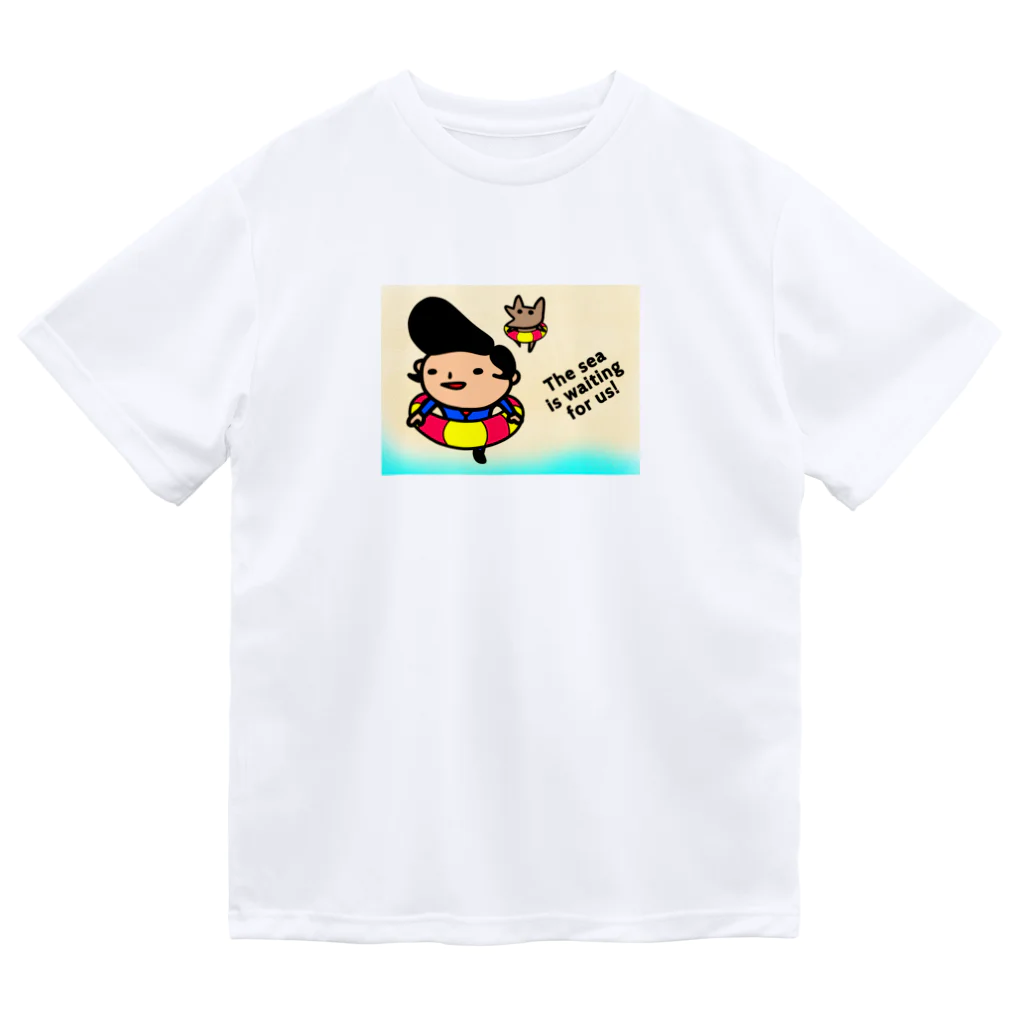 momino studio SHOPの急げ!海が僕らを呼んでいる! ドライTシャツ