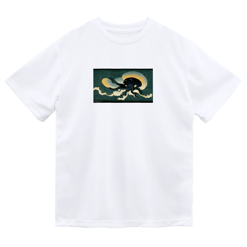 あしゅらんのUkiyoe Octopus ドライTシャツ