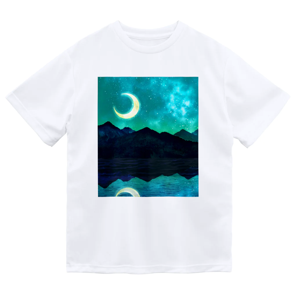 R☆worldの夏の夜空 Dry T-Shirt