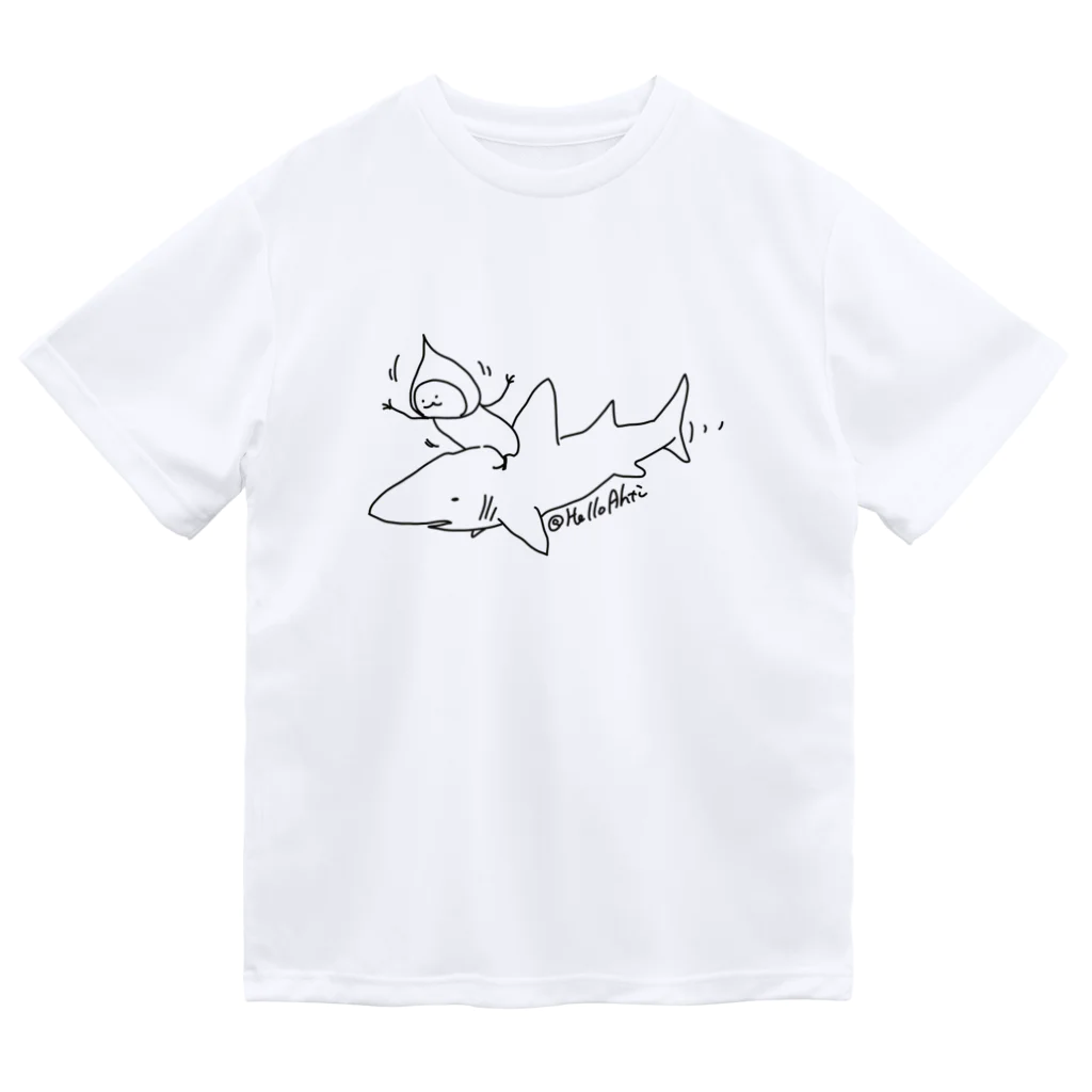 ソラリスさんのHello, Ahti さめ ドライTシャツ